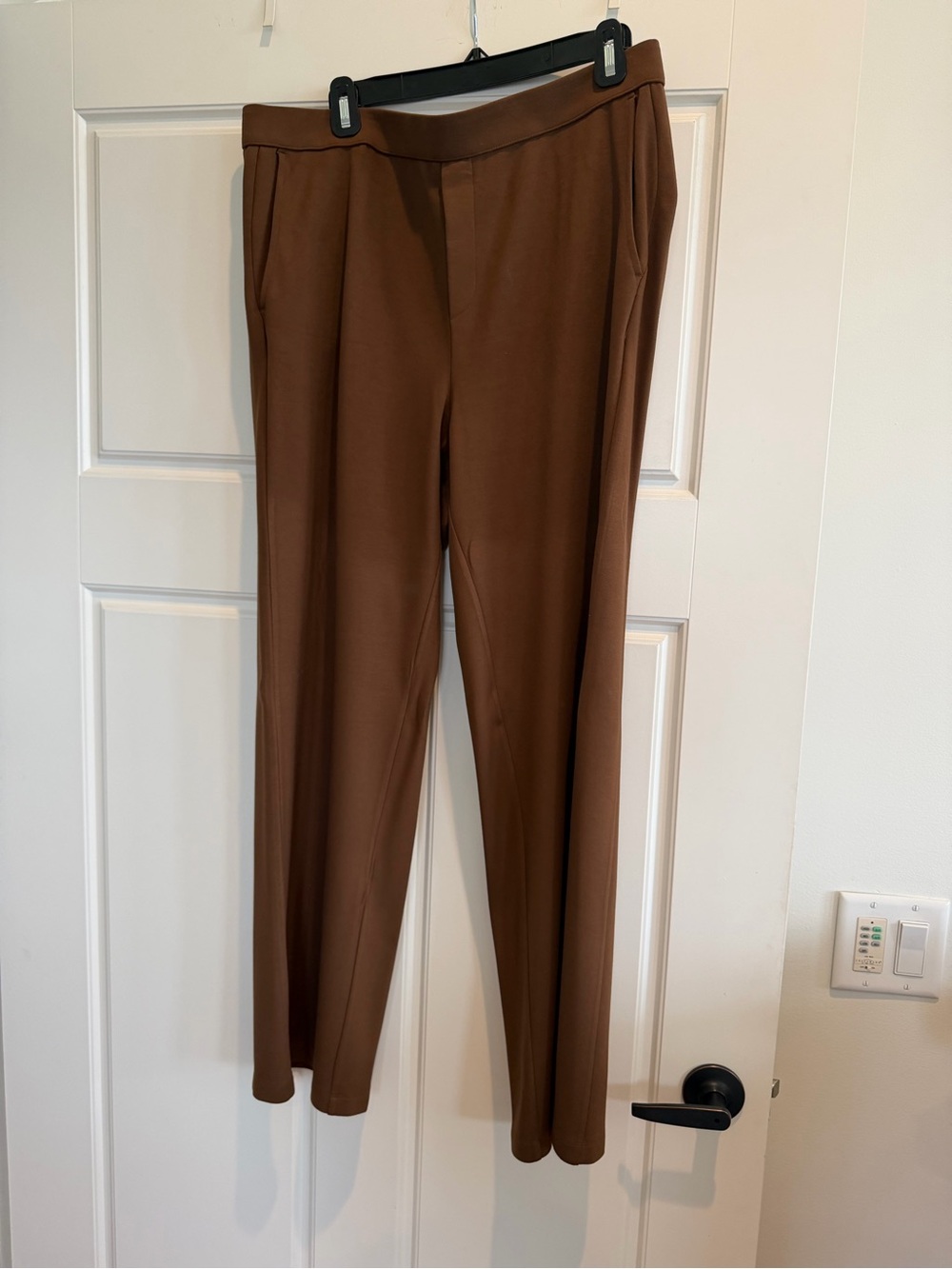 J. Jill Brown Men's Dress Trousers - Sleek Straight Leg